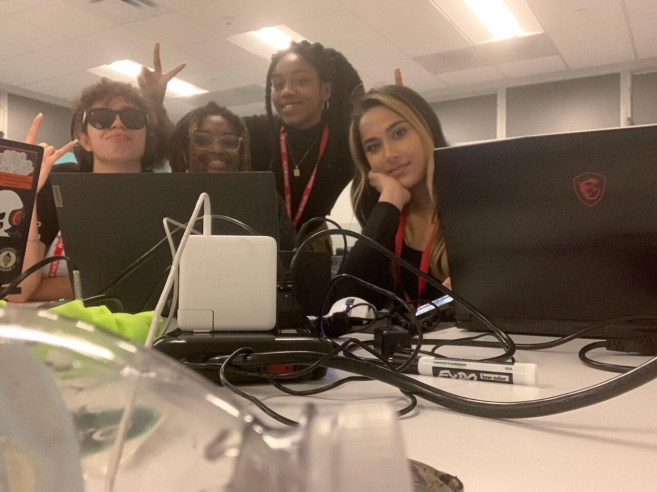 Left to Right: Shannon E, Janae G, Shania G, Aishah G